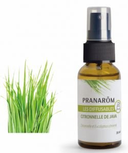 Citronnelle de Java et eucalyptus citronné - Les diffusables en spray BIO, 30 ml